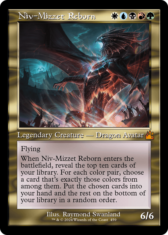 Niv-Mizzet Reborn (Retro Frame) [Ravnica Remastered] Magic: The Gathering
