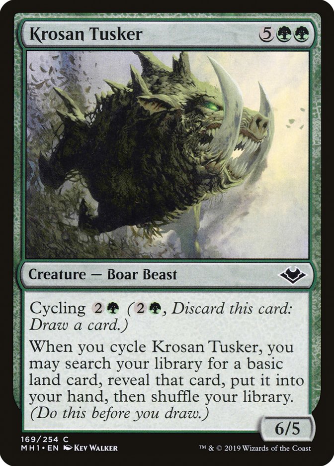 Krosan Tusker [Modern Horizons] Magic: The Gathering