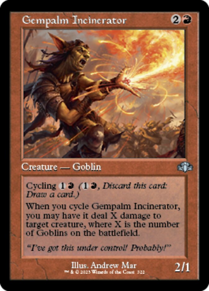 Gempalm Incinerator (Retro) [Dominaria Remastered] Magic: The Gathering