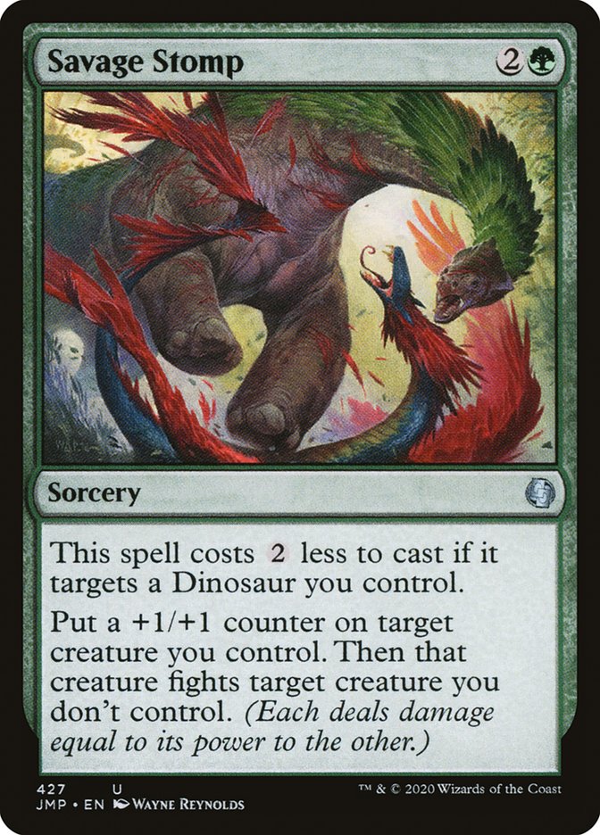 Savage Stomp [Jumpstart] Magic: The Gathering