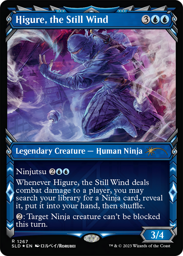 Higure, the Still Wind (Halo Foil) [Secret Lair Drop Series] Magic: The Gathering