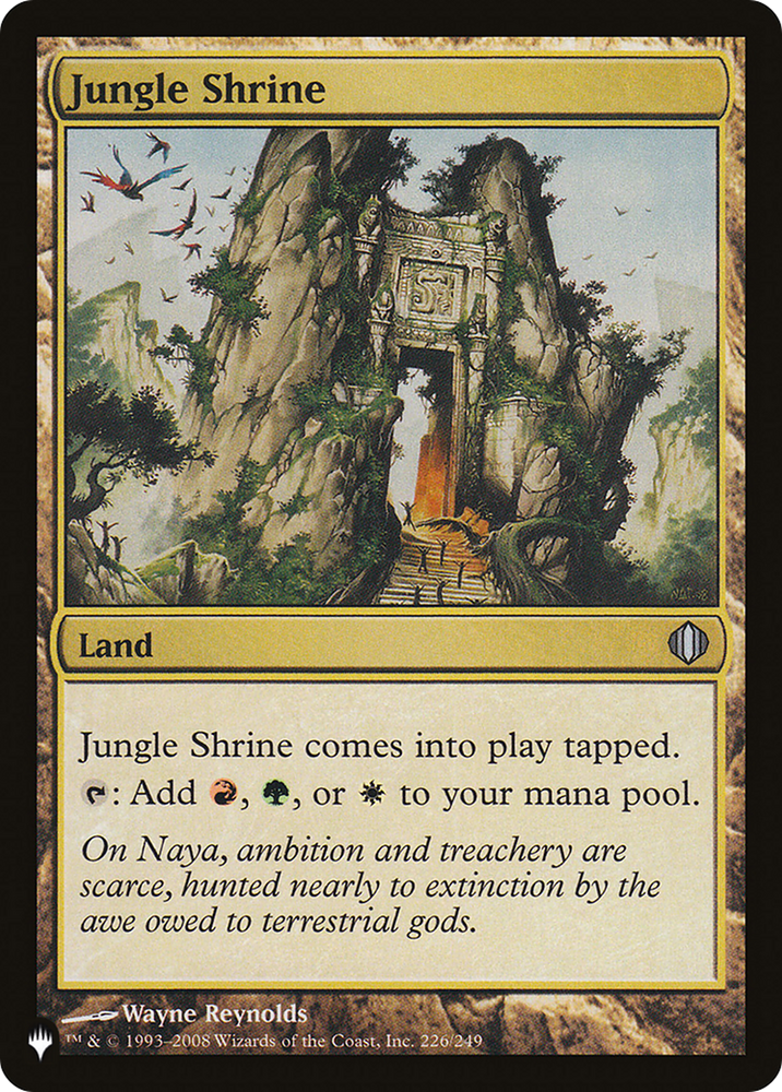 Jungle Shrine [Secret Lair: From Cute to Brute] Magic: The Gathering