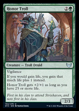 Honor Troll [Strixhaven: School of Mages] Magic: The Gathering
