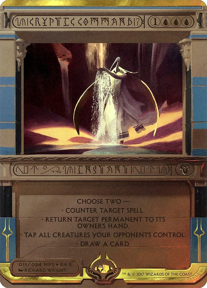 Cryptic Command (Invocation) [Amonkhet Invocations] Magic: The Gathering
