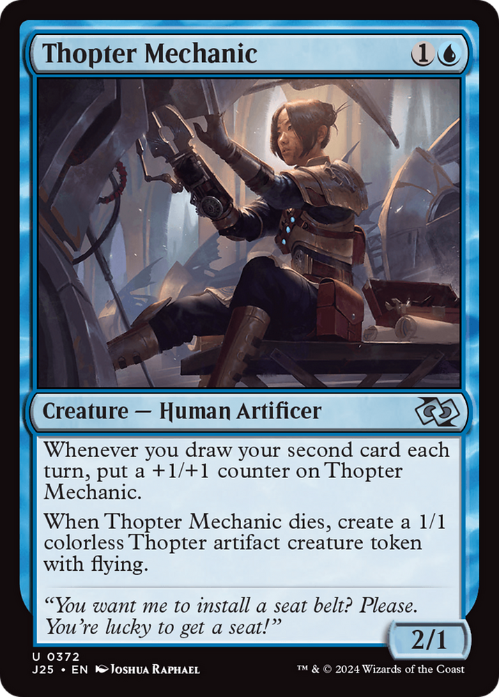 Thopter Mechanic [Foundations Jumpstart] Magic: The Gathering