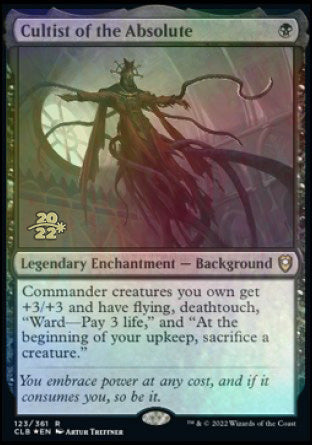 Cultist of the Absolute [Commander Legends: Battle for Baldur's Gate Prerelease Promos] Magic: The Gathering
