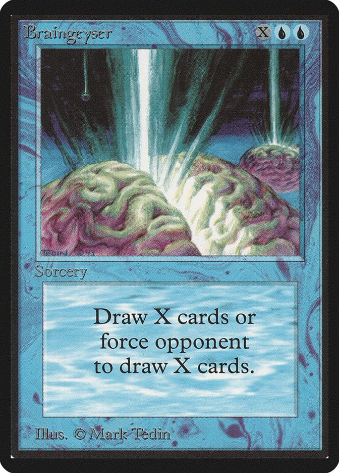 Braingeyser [Beta Edition] Magic: The Gathering
