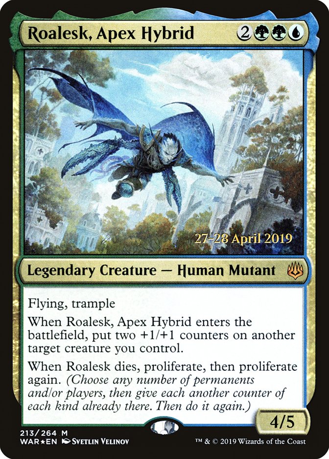 Roalesk, Apex Hybrid [War of the Spark Prerelease Promos] Magic: The Gathering