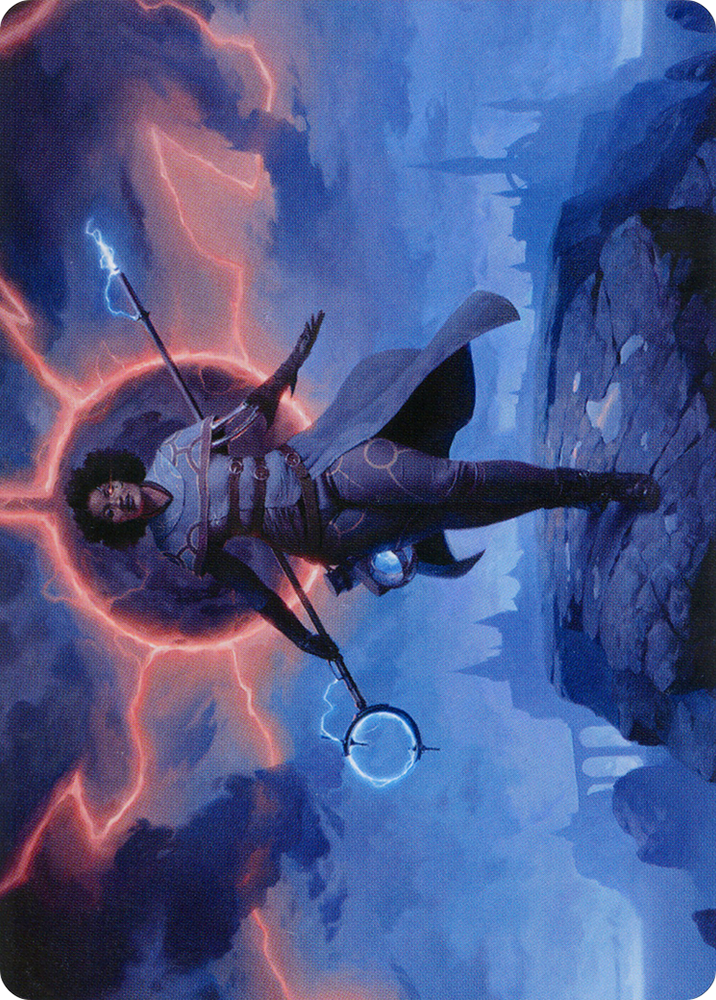 Rona, Herald of Invasion Art Card [March of the Machine Art Series] Magic: The Gathering