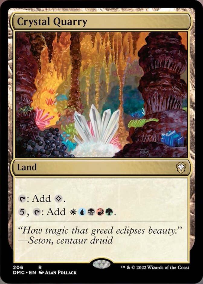 Crystal Quarry [Dominaria United Commander] Magic: The Gathering