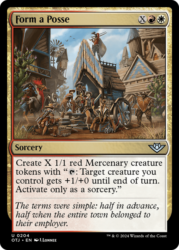 Form a Posse [Outlaws of Thunder Junction] Magic: The Gathering