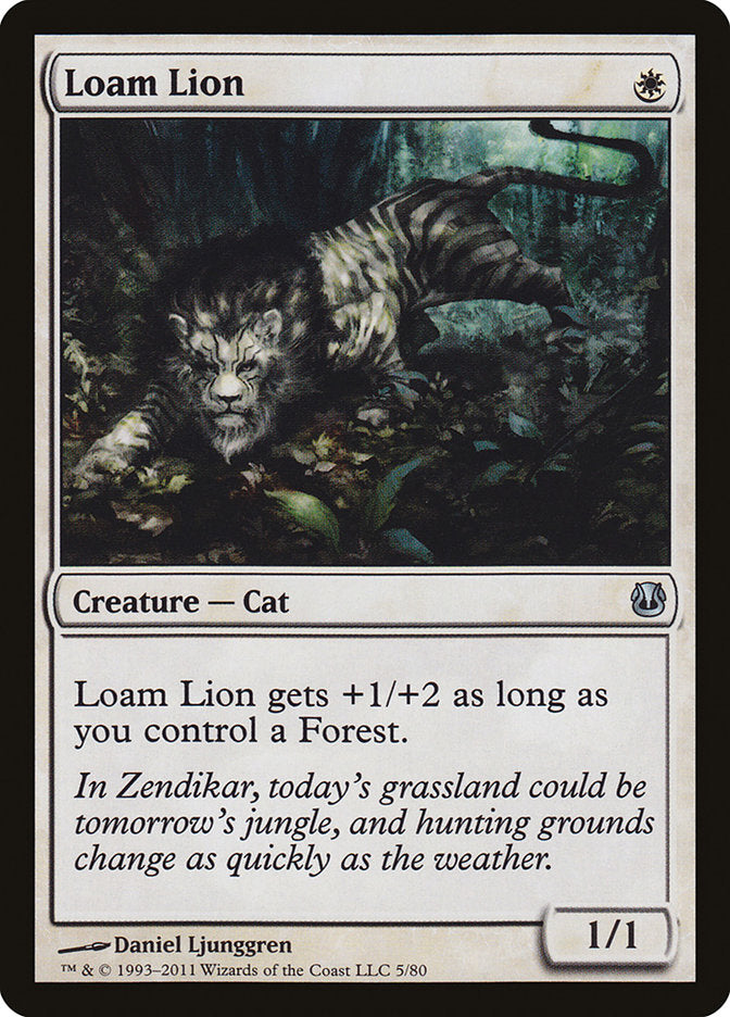 Loam Lion [Duel Decks: Ajani vs. Nicol Bolas] Magic: The Gathering