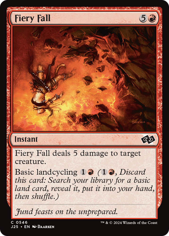 Fiery Fall [Foundations Jumpstart] Magic: The Gathering