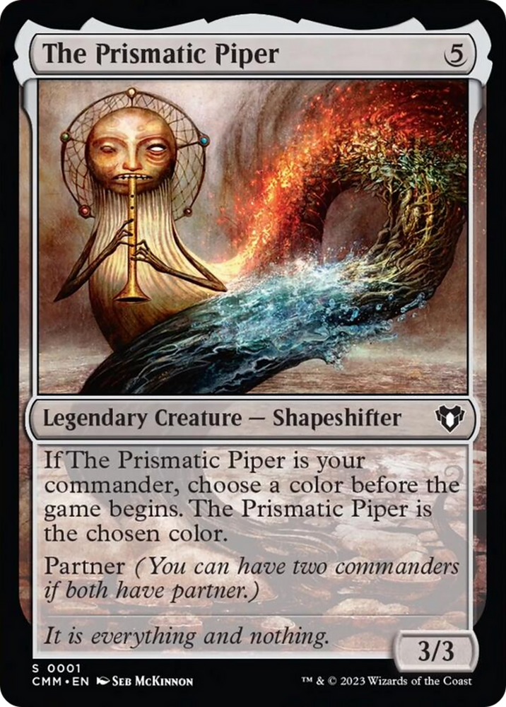 The Prismatic Piper [Commander Masters] Magic: The Gathering