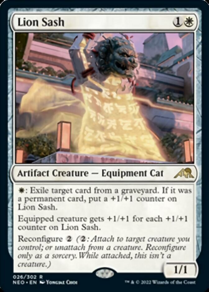 Lion Sash [Kamigawa: Neon Dynasty] Magic: The Gathering