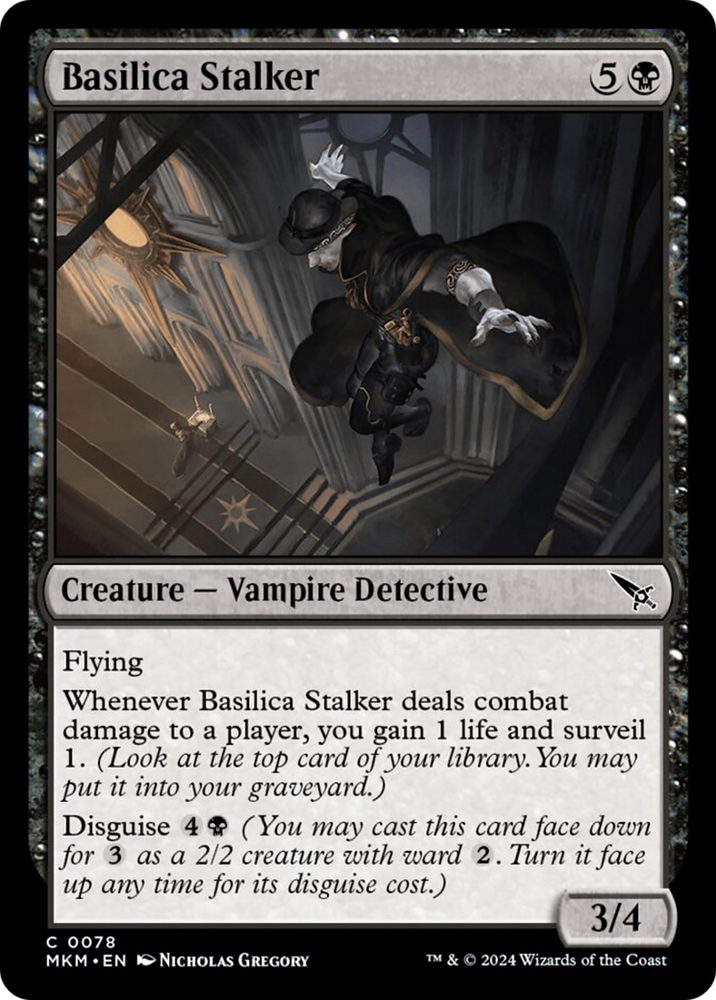 Basilica Stalker [Murders at Karlov Manor] Magic: The Gathering