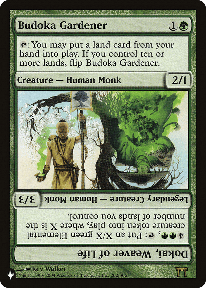 Budoka Gardener // Dokai, Weaver of Life [The List] Magic: The Gathering