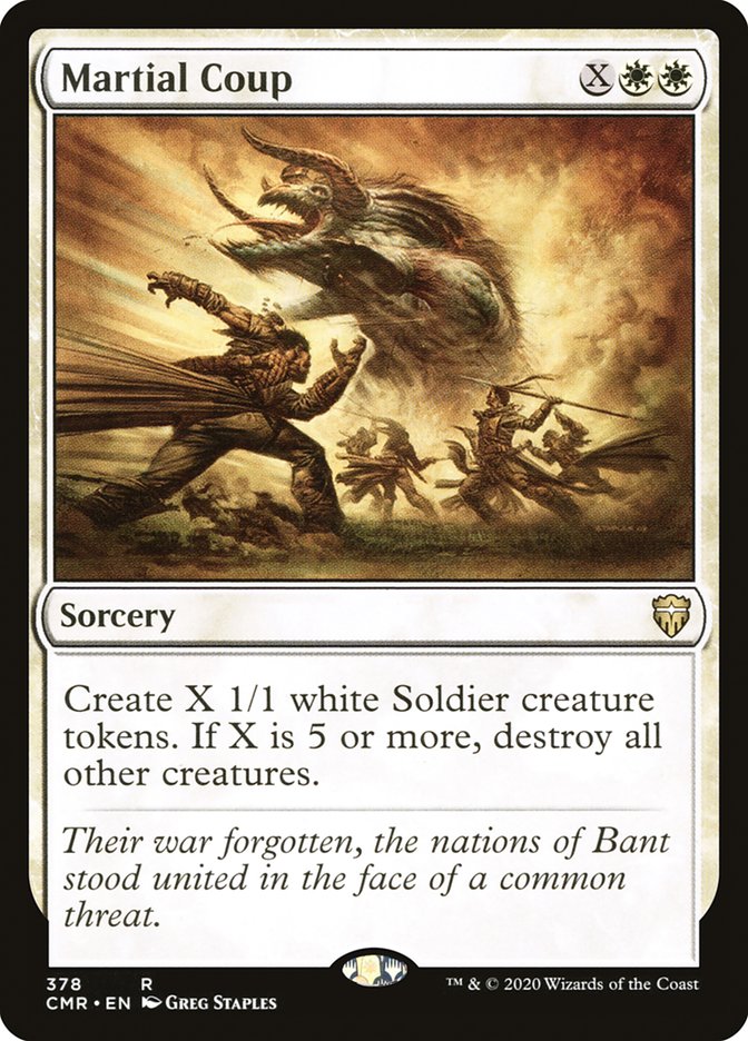 Martial Coup [Commander Legends] Magic: The Gathering