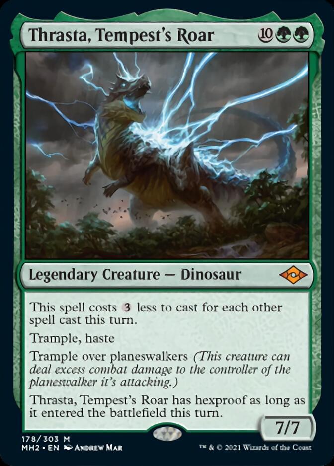 Thrasta, Tempest's Roar [Modern Horizons 2] Magic: The Gathering