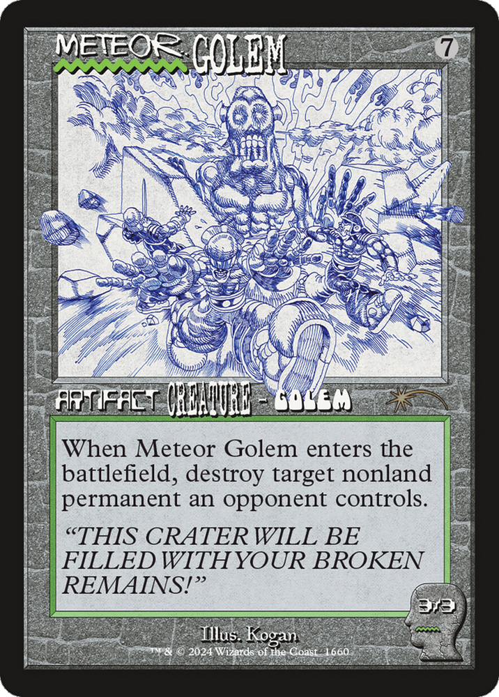 Meteor Golem (1660) [Secret Lair Drop Series] Magic: The Gathering