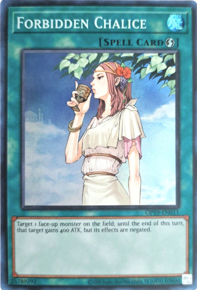 Forbidden Chalice [OP19-EN011] Super Rare Yu-Gi-Oh!
