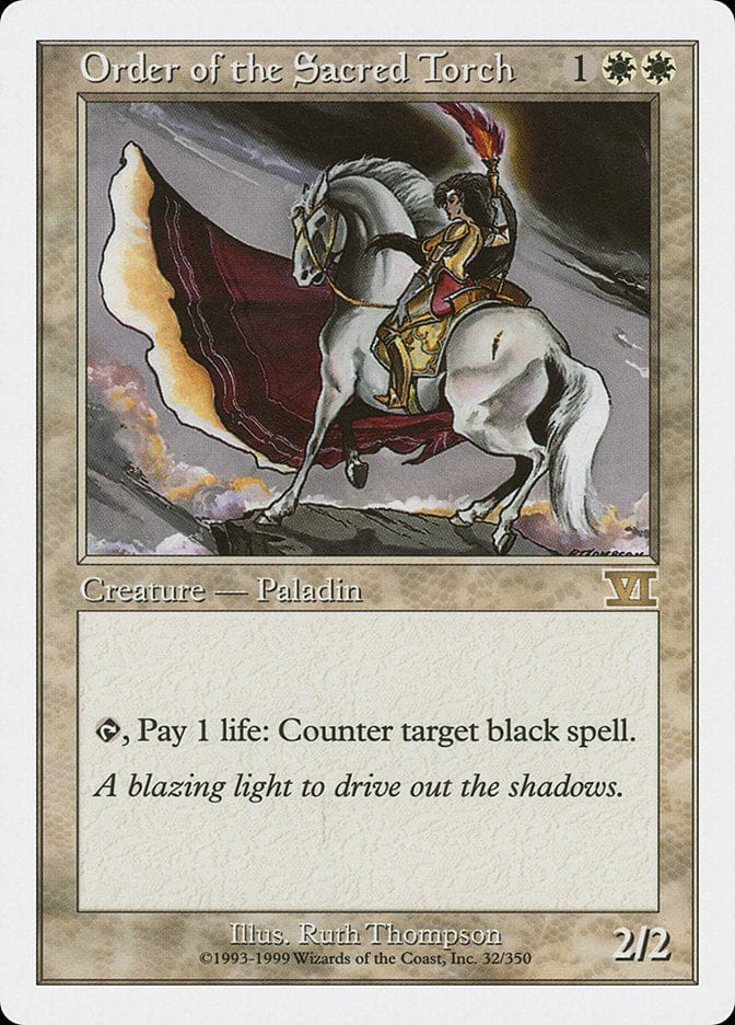 Order of the Sacred Torch [Classic Sixth Edition] Magic: The Gathering