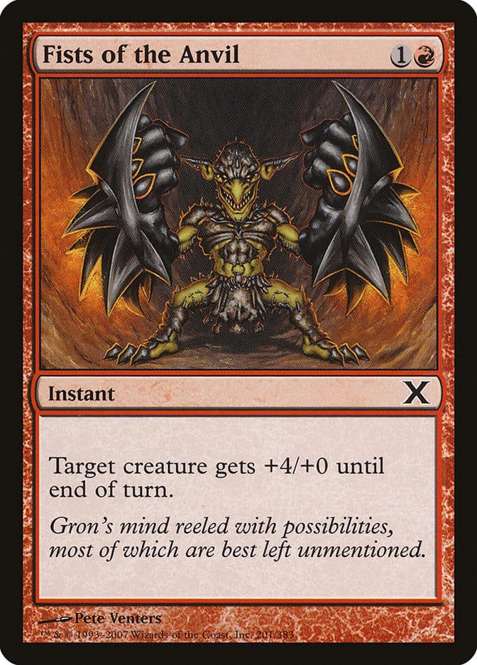 Fists of the Anvil [Tenth Edition] Magic: The Gathering