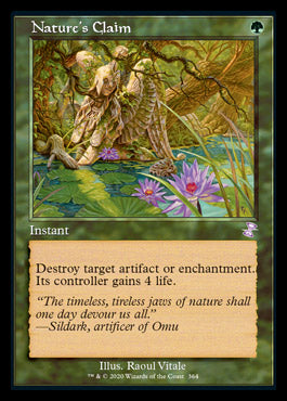Nature's Claim (Timeshifted) [Time Spiral Remastered] Magic: The Gathering