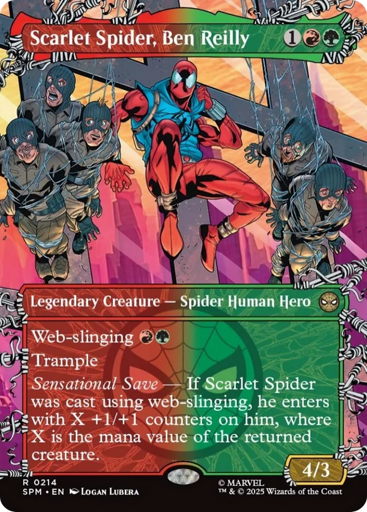 Scarlet Spider, Ben Reilly (Borderless) [Marvel's Spider-Man] Magic: The Gathering