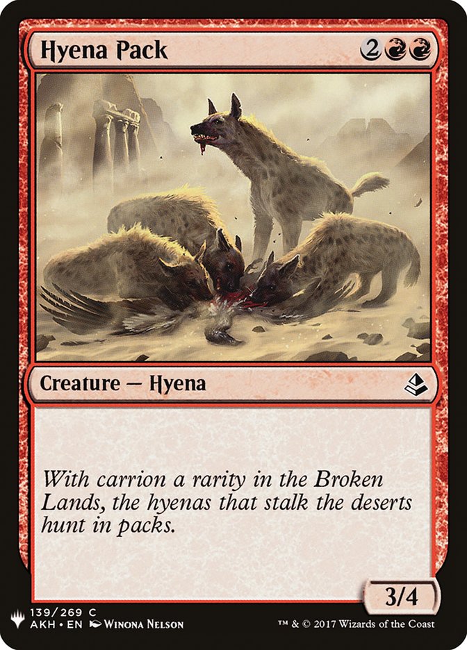 Hyena Pack [Mystery Booster] Magic: The Gathering
