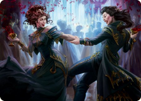 Falkenrath Celebrants 1 Art Card [Innistrad: Crimson Vow Art Series] Magic: The Gathering
