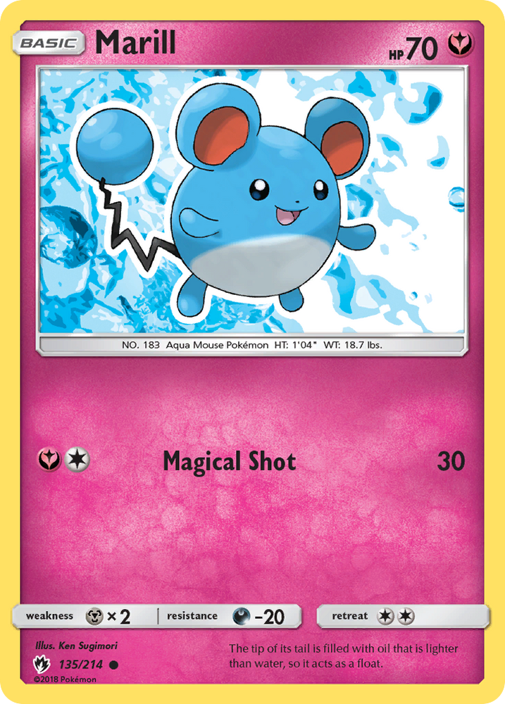 Marill (135/214) [Sun & Moon: Lost Thunder] Pokémon