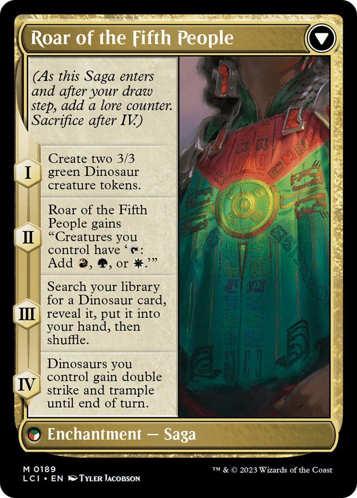 Huatli, Poet of Unity // Roar of the Fifth People [The Lost Caverns of Ixalan Prerelease Cards] Magic: The Gathering