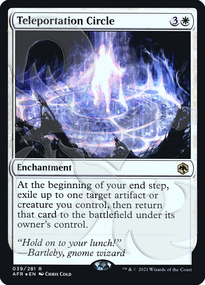 Teleportation Circle (Ampersand Promo) [Dungeons & Dragons: Adventures in the Forgotten Realms Promos] Magic: The Gathering