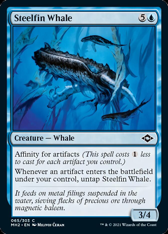 Steelfin Whale [Modern Horizons 2] Magic: The Gathering