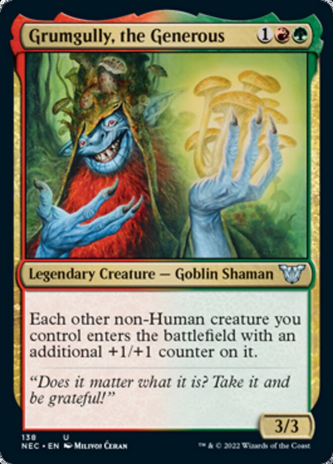 Grumgully, the Generous [Kamigawa: Neon Dynasty Commander] Magic: The Gathering