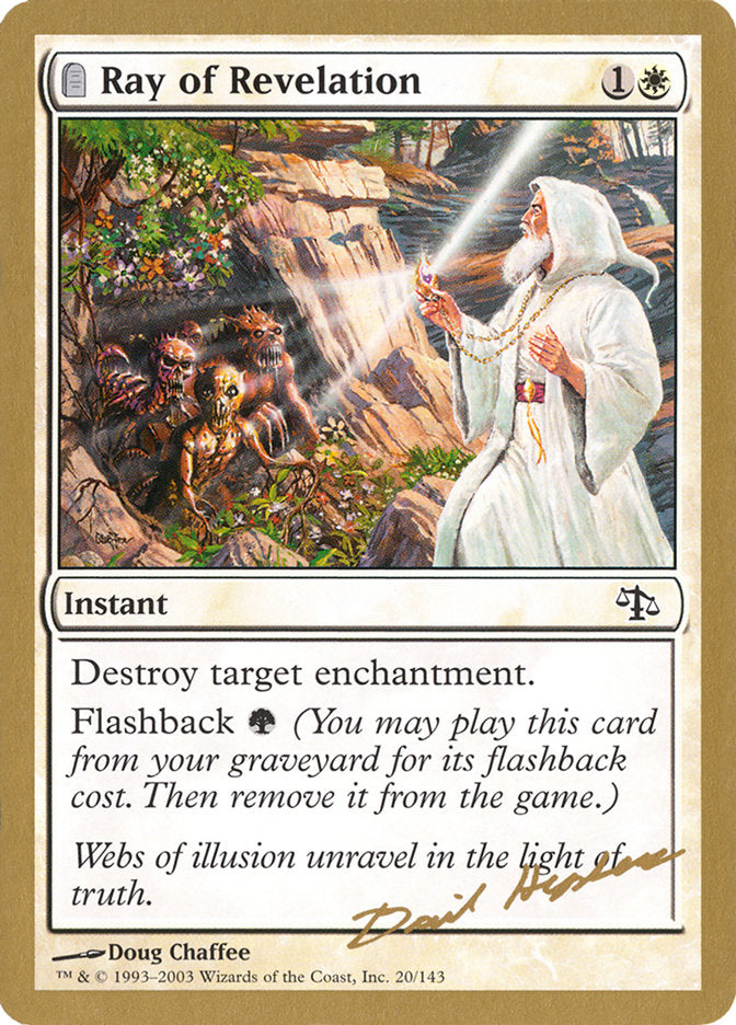 Ray of Revelation (Dave Humpherys) [World Championship Decks 2003] Magic: The Gathering