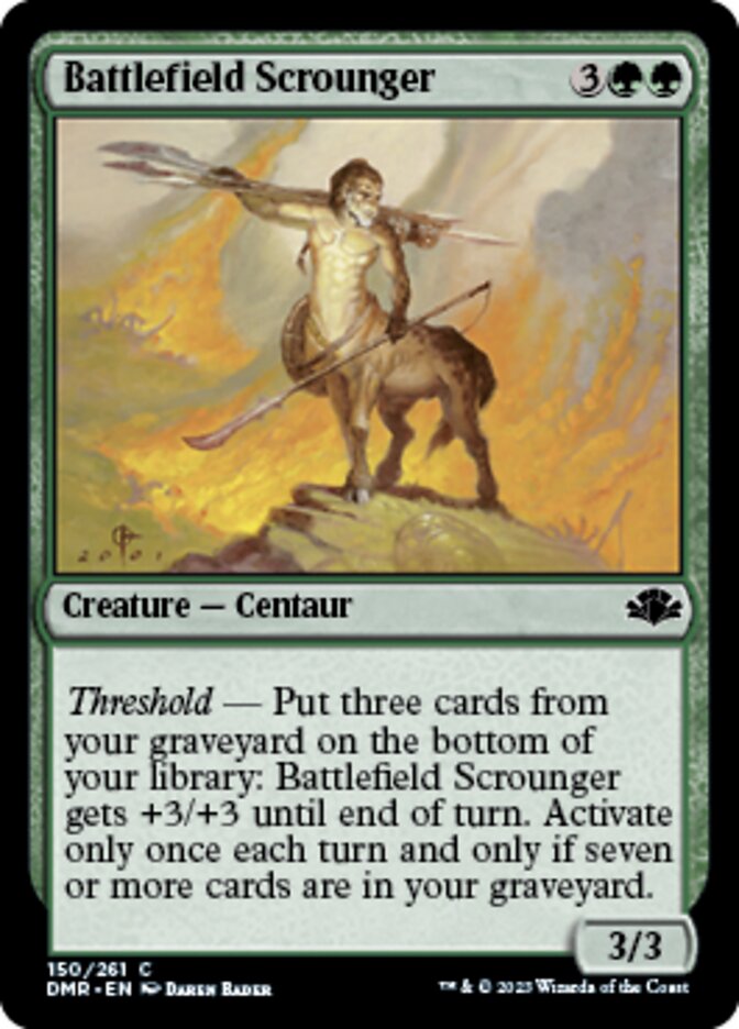 Battlefield Scrounger [Dominaria Remastered] Magic: The Gathering