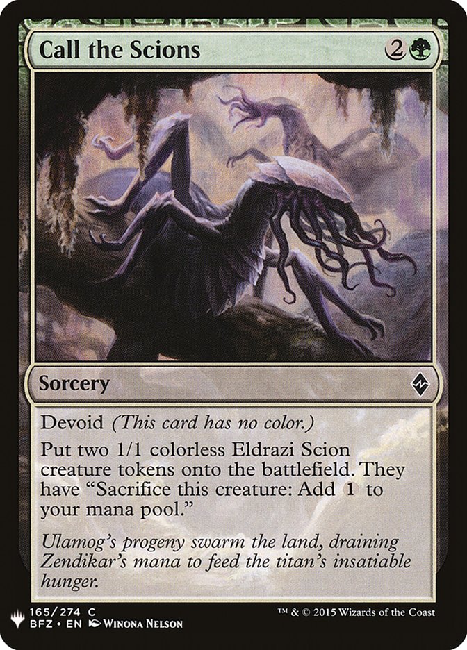 Call the Scions [Mystery Booster] Magic: The Gathering