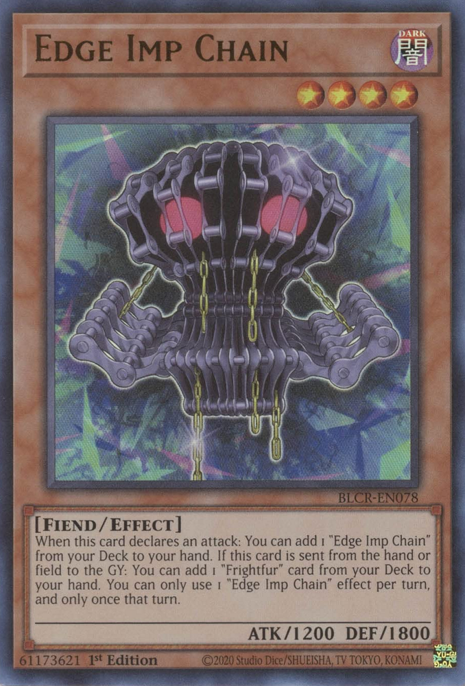 Edge Imp Chain [BLCR-EN078] Ultra Rare - Yugioh Cards For Your TCG Needs!