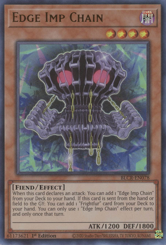 Edge Imp Chain [BLCR-EN078] Ultra Rare - Yugioh Cards For Your TCG Needs!