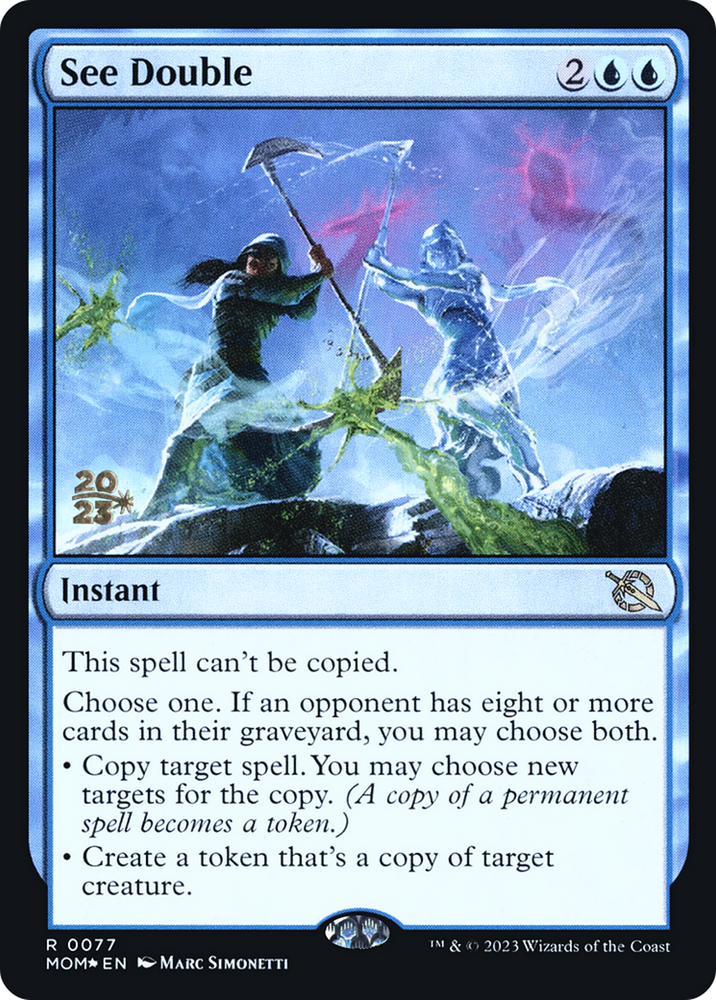 See Double [March of the Machine Prerelease Promos] Magic: The Gathering
