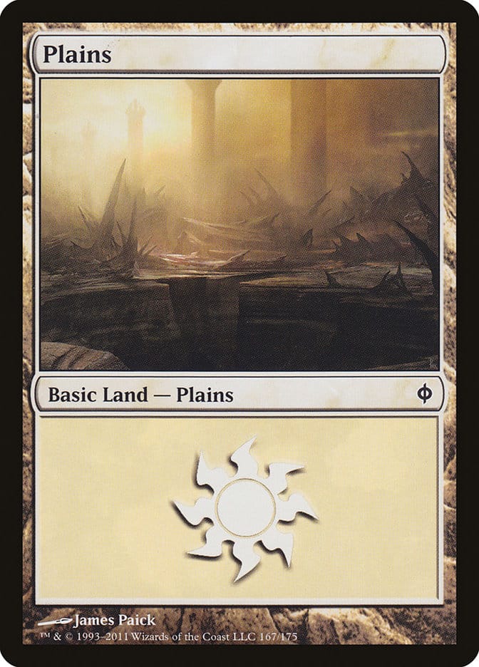 Plains (167) [New Phyrexia] Magic: The Gathering