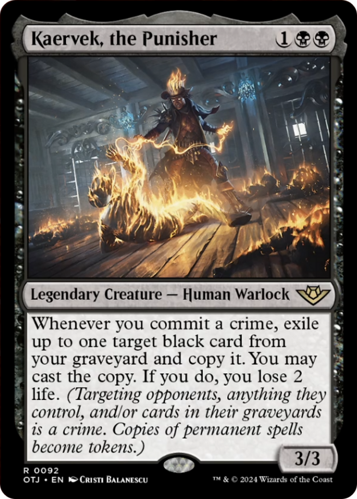 Kaervek, the Punisher [Outlaws of Thunder Junction] Magic: The Gathering