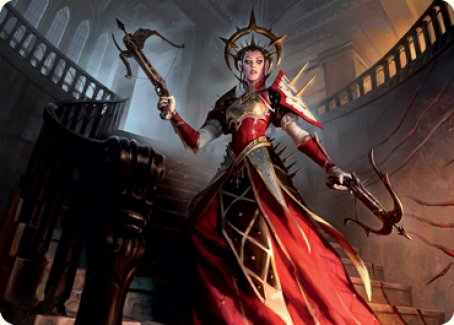 Bloodthirsty Adversary Art Card [Innistrad: Midnight Hunt Art Series] Magic: The Gathering
