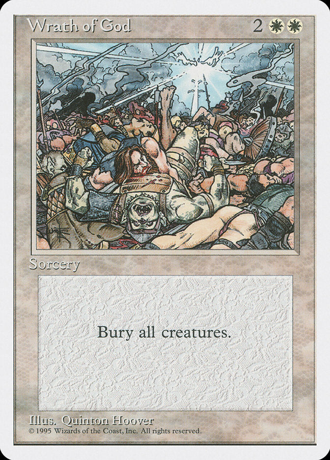 Wrath of God [Fourth Edition] Magic: The Gathering
