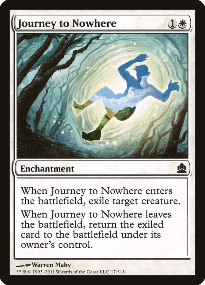 Journey to Nowhere [Commander 2011] Magic: The Gathering
