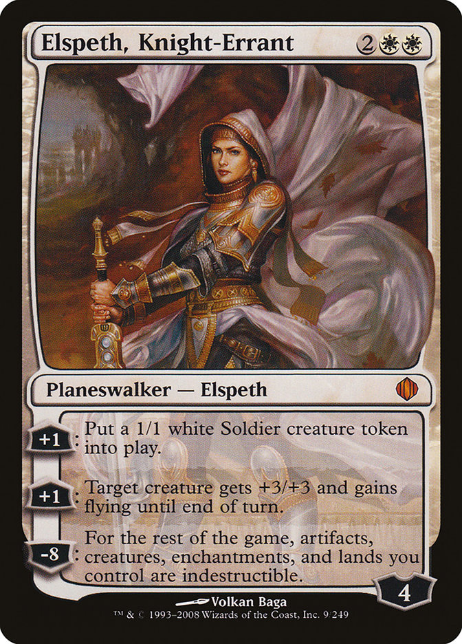 Elspeth, Knight-Errant [Shards of Alara] Magic: The Gathering