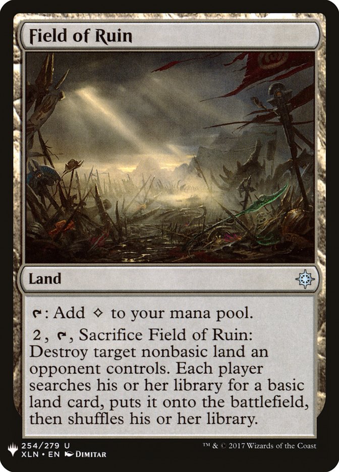 Field of Ruin [Mystery Booster] Magic: The Gathering