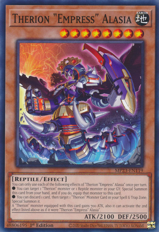 Therion "Empress" Alasia [MP23-EN119] Common - Yugioh Cards For Your TCG Needs!